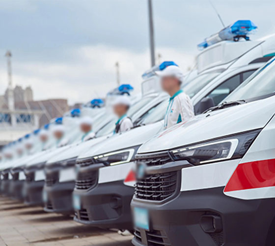 红原县服务车队展示